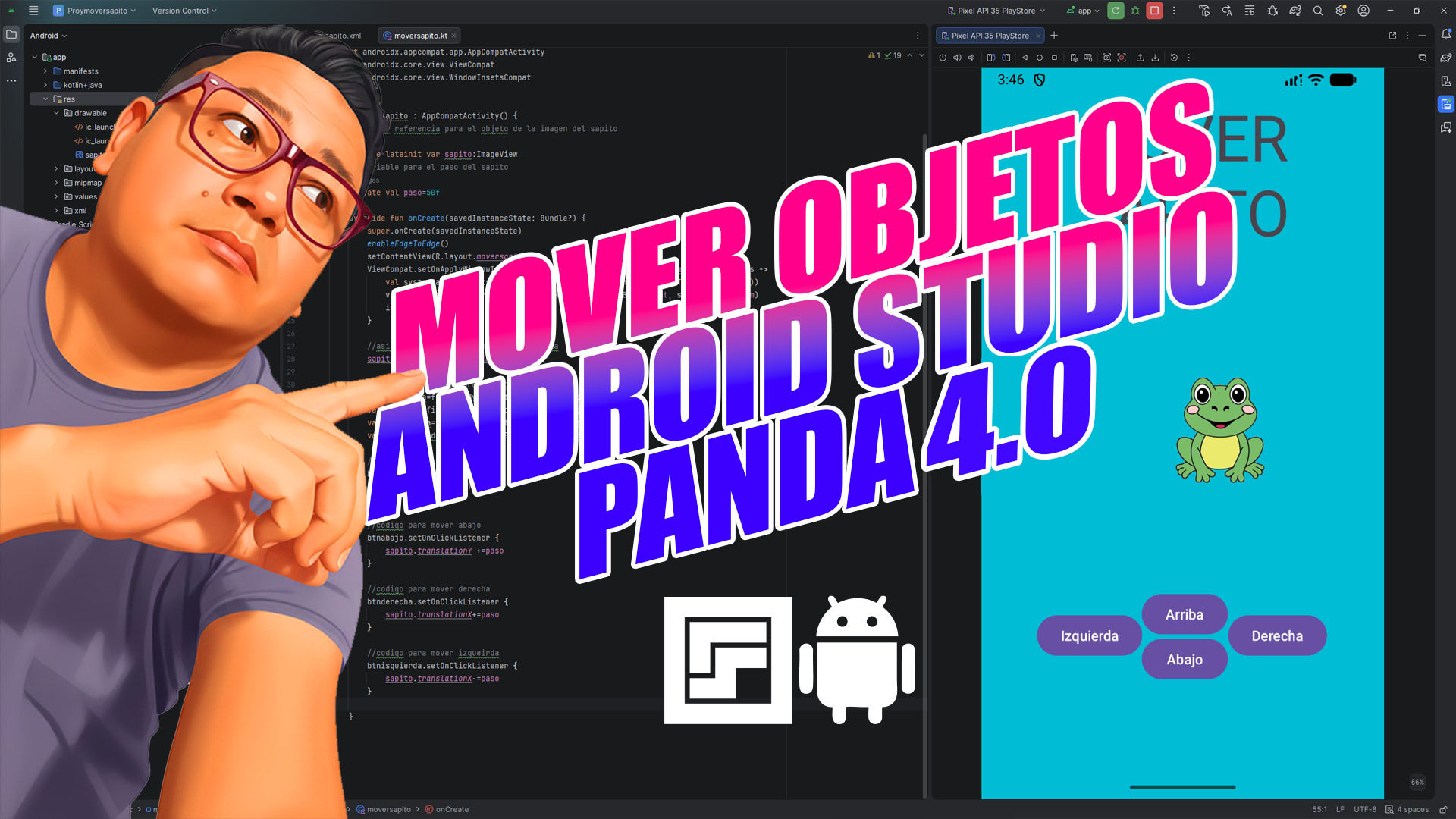 Mover Objetos Android Studio Panda .4.0